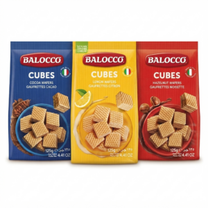 Gaufrettes en Cubes Balocco - Format 125g