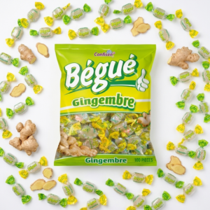 Bonbons Bégué au Gingembre - Confisen - Sachet de 100 Pièces