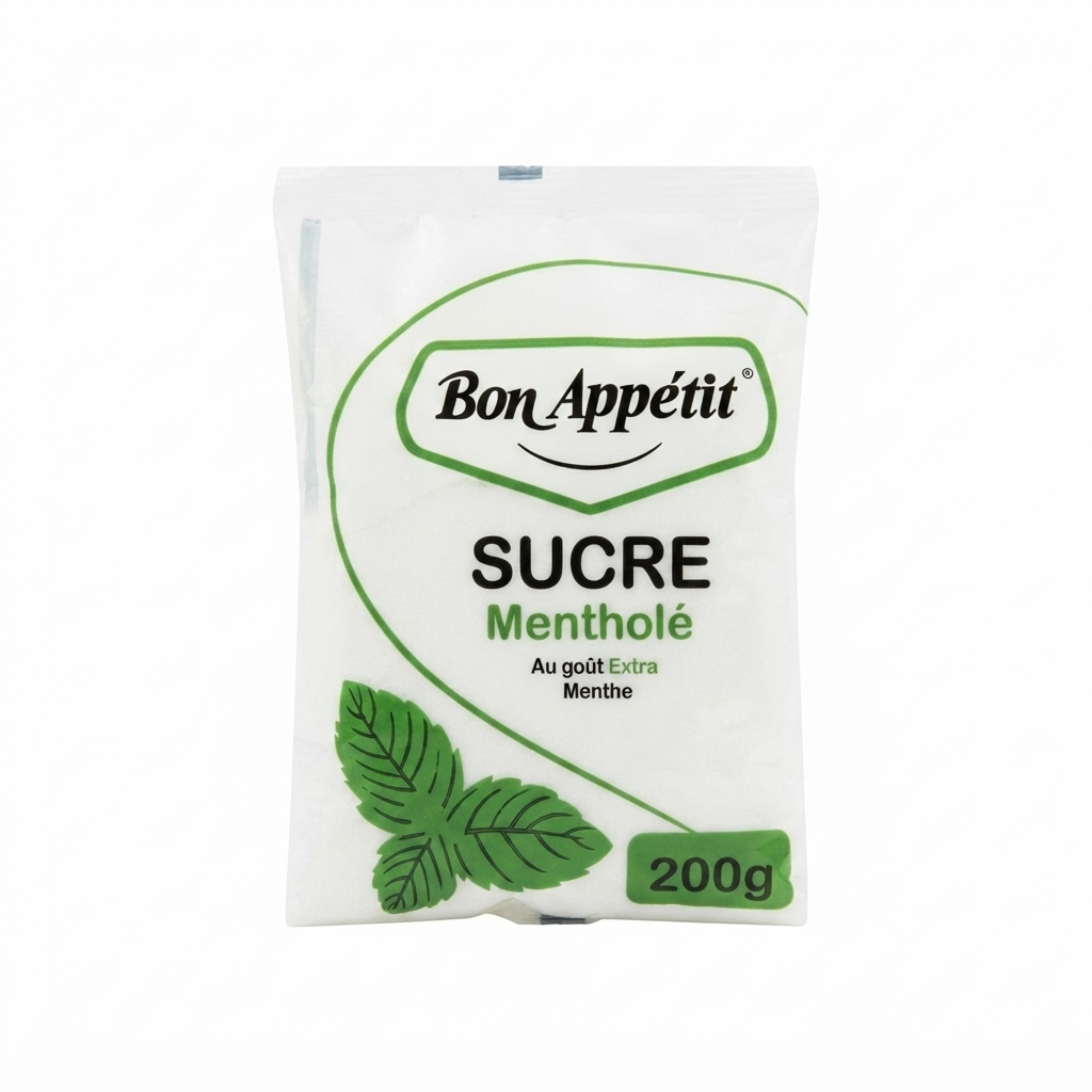 bon appétit800 Sucre Mentholé Bon Appétit - Sachet de 200g