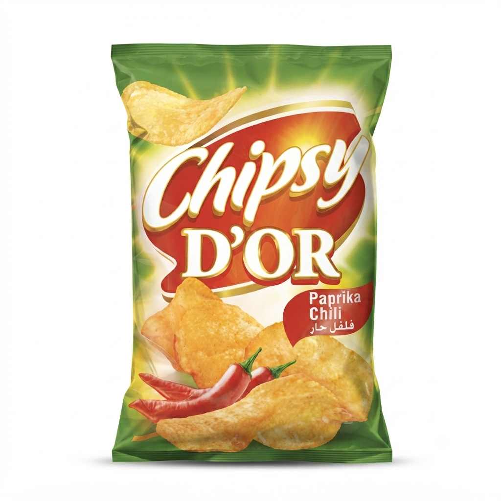 chips800 Chipsy D'OR Gout PAPRIKA CHILI