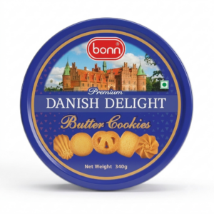 Danish Delight Butter Cookies - Bonn - Boîte Métallique de 340g