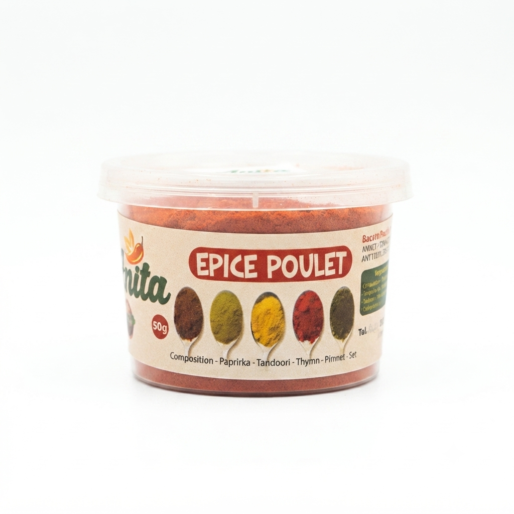épipou800 Épices Poulet Anita - Pot de 50g