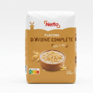 Flocons d'Avoine - Netto - Paquet de 500g