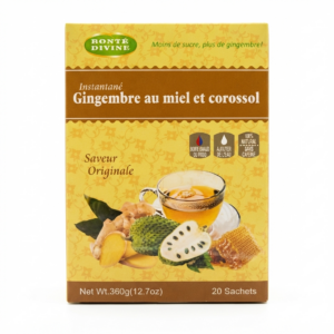 Infusion Gingembre au Miel et Corossol - Bonté Divine - Boîte de 20 Sachets