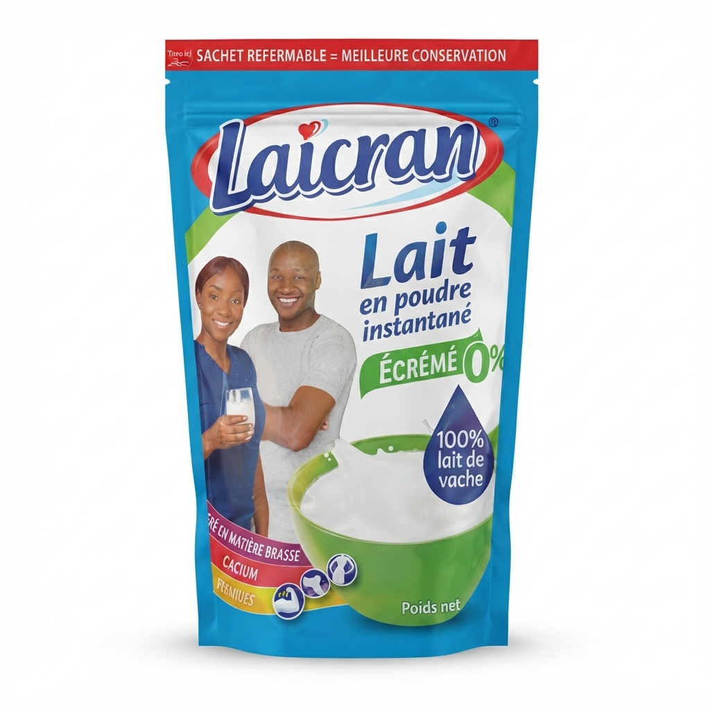 laicranpoudre800 Lait en Poudre Instantané Écrémé 0% Laicran
