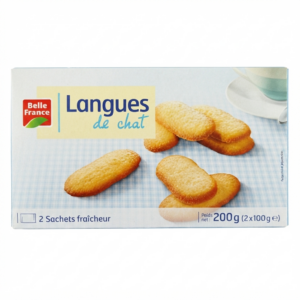 Biscuits Langues de Chat - Belle France - Boîte de 200g