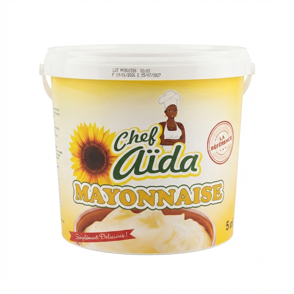 mayo chef aida800 Mayonnaise Chef Aïda - Seau de 5 L