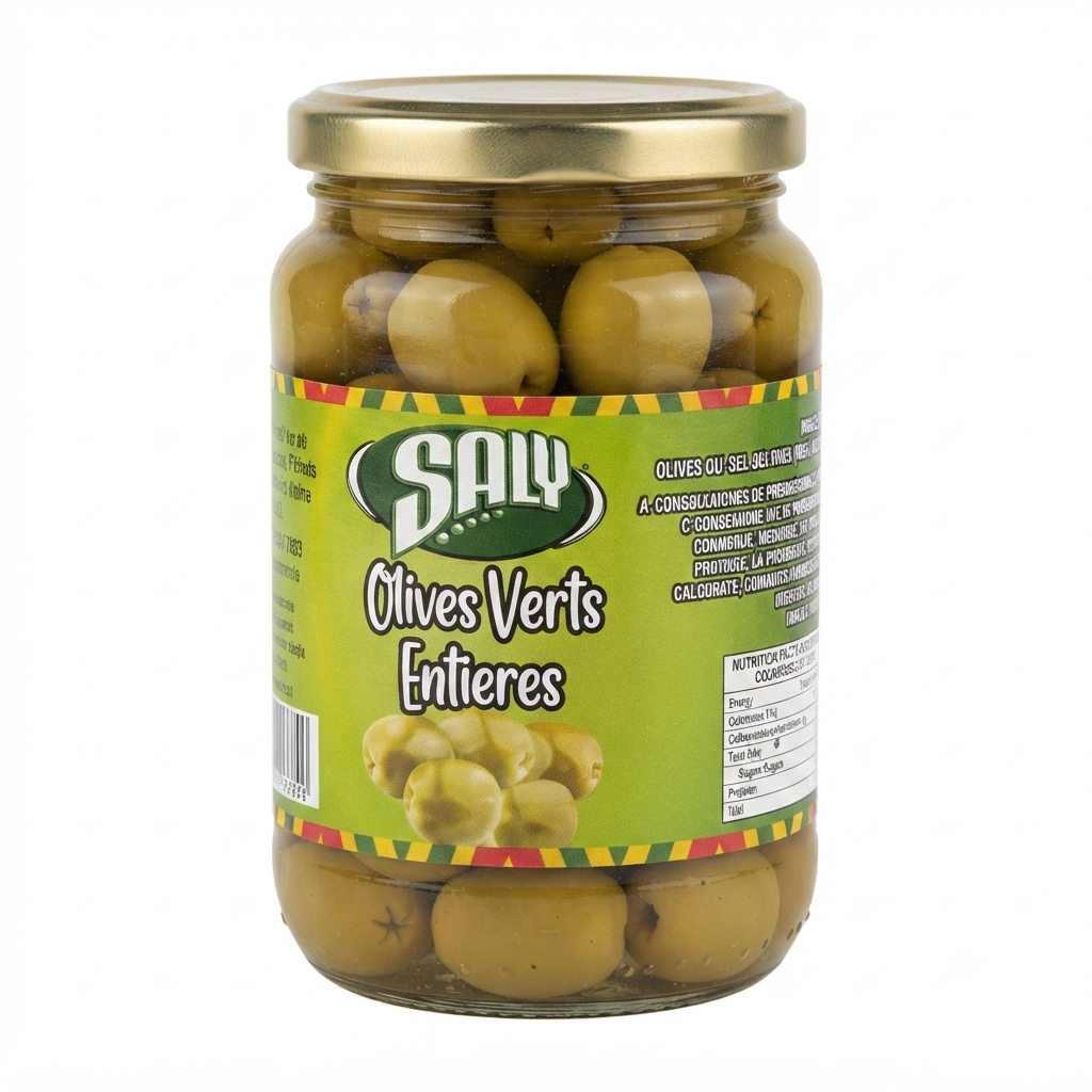 olive800 Olives Verts Entières Saly