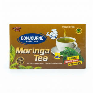 Thé Moringa (Moringa Tea) - Bonjourne By Mr. Cook - Boîte de 25 Sachets