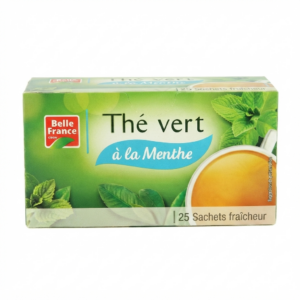 Thé Vert à la Menthe - Belle France - Boîte de 25 Sachets